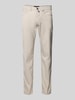 Pierre Cardin Tapered fit chino met structuurmotief, model 'Lyon' Kit