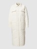 Christian Berg Woman Steppmantel mit Pattentaschen Offwhite