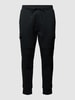 Polo Ralph Lauren Spodnie dresowe z detalem z logo w jednolitym kolorze Czarny