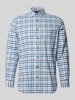 Christian Berg Men Relaxed Fit Freizeithemd aus reiner Baumwolle mit Vichy-Karo Bleu