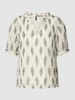 Vero Moda Blouse met pofmouwen, model 'SARA' Ecru