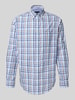 Christian Berg Men Regular fit vrijetijdsoverhemd met button-downkraag Marineblauw