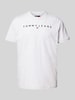 Tommy Jeans T-Shirt mit Label-Stitching Hellgrau Melange