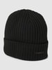 Barts Mütze mit Logo-Applikation Modell 'WILBERT' Black