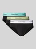 Calvin Klein Underwear Slipy z pasem z logo w zestawie 3 szt. 