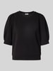 s.Oliver RED LABEL Regular fit sweatshirt van scuba Zwart