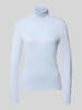 Christian Berg Woman Longsleeve mit Rollkragen Hellblau