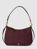 Lauren Ralph Lauren Hobo Bag mit Steckfach Modell 'DANNI' Bordeaux Rot