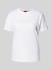 HUGO T-Shirt mit Label-Print Modell 'Damacia' Weiss