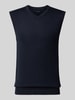 Christian Berg Men Slim Fit Pullunder aus Baumwoll-Mix mit V-Ausschnitt Marine