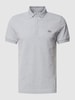 Lacoste Classic fit poloshirt met labeldetail Lichtgrijs