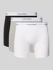 Calvin Klein Underwear Regular Fit Trunks aus Baumwoll-Mix im 3er-Pack Black