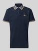 Tom Tailor Regular Fit Poloshirt mit Kontraststreifen Marine