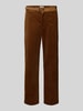 Replay Tapered Fit Cordhose mit Gürtel Cognac