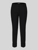 CAMBIO Regular Fit Schmale Hose mit Viskose-Baumwoll-Anteil Modell 'KRYSTAL' Black