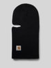 Carhartt Work In Progress Balaklava mit Label-Patch Black