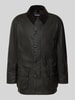 Barbour Taillierte Funktionsjacke aus gewachster Baumwolle Modell 'BRISTOL' Oliv
