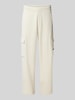 EA7 Emporio Armani Sweatpants mit Cargotaschen Offwhite