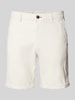 Jack & Jones Regular Fit Bermudas mit Strukturmuster Modell 'FURY' Weiss