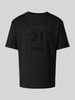 Karl Lagerfeld T-Shirt mit Label-Stitching Black