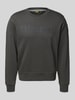 Blauer Usa Sweatshirt met labelprint, model 'Crosby' Grafiet