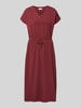 s.Oliver RED LABEL Relaxed Fit Freizeitkleid aus Baumwoll-Mix Bordeaux