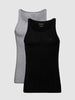 Emporio Armani Tanktop aus Baumwolle im 2er-Pack Anthrazit Melange