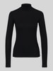 Weekend Max Mara Slim fit shirt met lange mouwen van viscosemix model 'MULTIF' Zwart