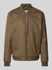 Only & Sons Bomberjacke in Leder-Optik Modell 'LUCAS' Oliv