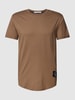 Calvin Klein Jeans T-shirt met labeldetail Antraciet