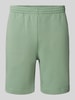 Lacoste Regular Fit Sweatshorts aus Baumwoll-Mix Gruen