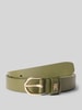 Tommy Hilfiger Ledergürtel mit Logo-Monogramm Khaki