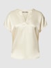 Jake*s Collection Blouseshirt met V-hals Ecru