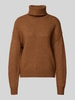 Christian Berg Woman Relaxed Fit Pullover in Strick-Optik Cognac
