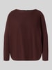 someday. Gebreide pullover van viscosemix model 'Tiraja' Bordeaux