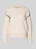 FREE/QUENT Strickpullover mit Rundhalsausschnitt Modell 'Kinlock' Beige