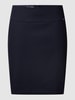 Cinque Minirok met logo-applicatie, model 'Ciclean' Marineblauw