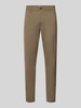 Only & Sons Slim fit chino van viscosemix, model 'MARK' Taupe