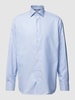 Eterna Premium shirt met kentkraag Bleu