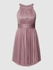 Jake*s Cocktail Cocktailkleid mit Neckholder Mauve meliert