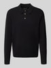 Jack & Jones Premium Strickpullover mit Polokragen Modell 'MAVERICK' Black