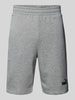 PUMA PERFORMANCE Regular Fit Sweatshorts mit Label-Stitching Modell 'ESS No. 1' Mittelgrau Melange