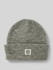 MSCH Copenhagen Czapka beanie z naszywką z logo model ‘Hope’ Średnioszary melanż