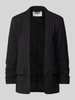 Only Regular Fit Blazer mit gerafften 3/4-Ärmeln Modell 'LEVI LIFE' Black