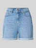 Only Relaxed Fit Jeansshorts aus Baumwoll-Mix Modell 'JOSEPHINE' Hellblau