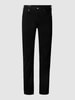 Levi's® Straight fit jeans van katoen, model '501™' Zwart