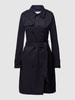 s.Oliver RED LABEL Trenchcoat met platte kraag Marineblauw
