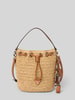 GUESS Handtas in vlechtlook model 'Ofelia' Cognac