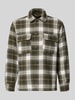 JACK & JONES Regular fit jack met borstzakken model 'REGENT' Olijfgroen