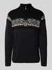 Dale of Norway Wollen pullover met schipperskraag, model 'Moritz' Antraciet